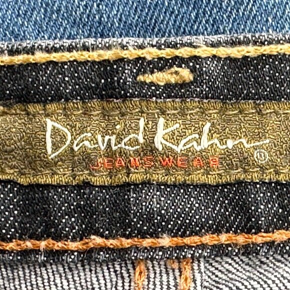 RARE EUC David Kahn Rigid Dark Wash Capri Jeans - Picture 7 of 8